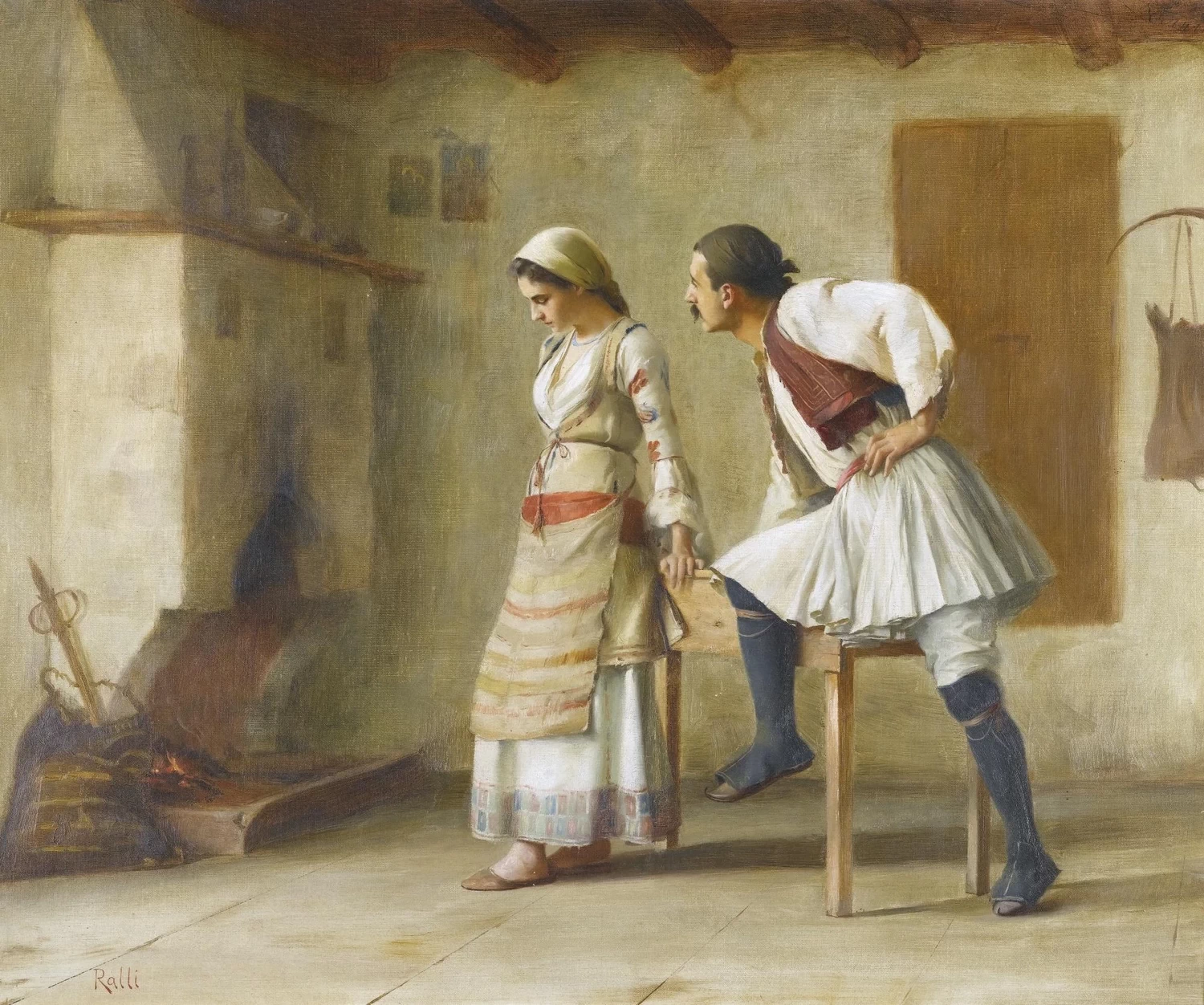 Theodoros Rallis - Corteggiamento